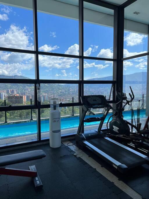 Apartament Apartamento De Lujo Con La Mejor Vista De Medellín Zewnętrze zdjęcie