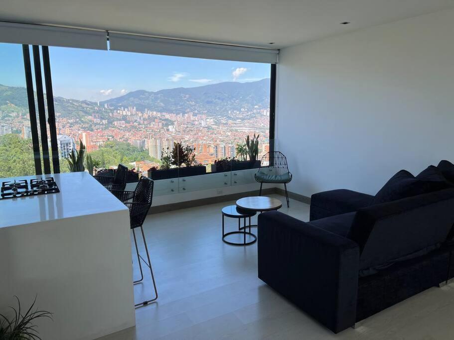 Apartament Apartamento De Lujo Con La Mejor Vista De Medellín Zewnętrze zdjęcie