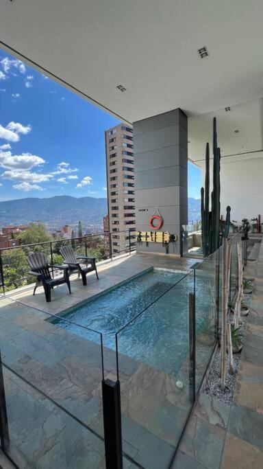 Apartament Apartamento De Lujo Con La Mejor Vista De Medellín Zewnętrze zdjęcie