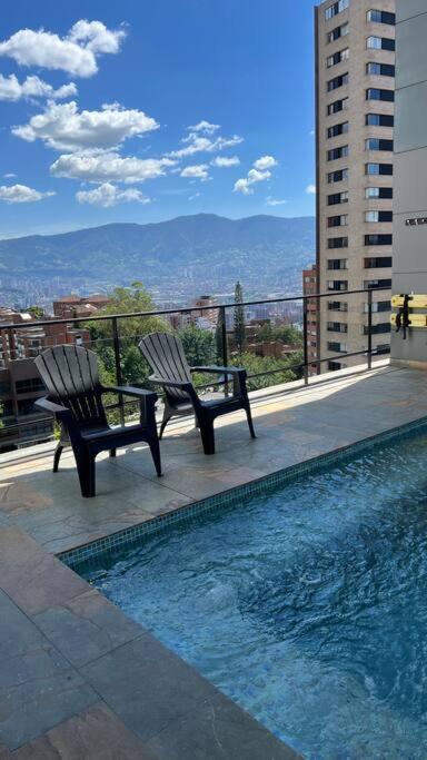 Apartament Apartamento De Lujo Con La Mejor Vista De Medellín Zewnętrze zdjęcie