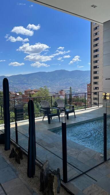 Apartament Apartamento De Lujo Con La Mejor Vista De Medellín Zewnętrze zdjęcie